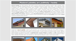 Desktop Screenshot of plastove-palubky.info